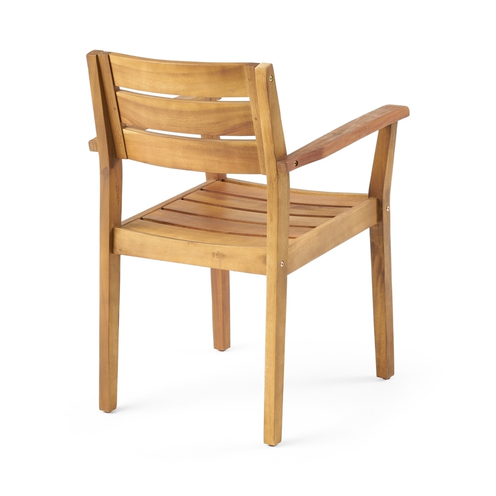 Ensemble de salle à manger d'extérieur Stockton 8 places en bois d'acacia par Christopher Knight Home