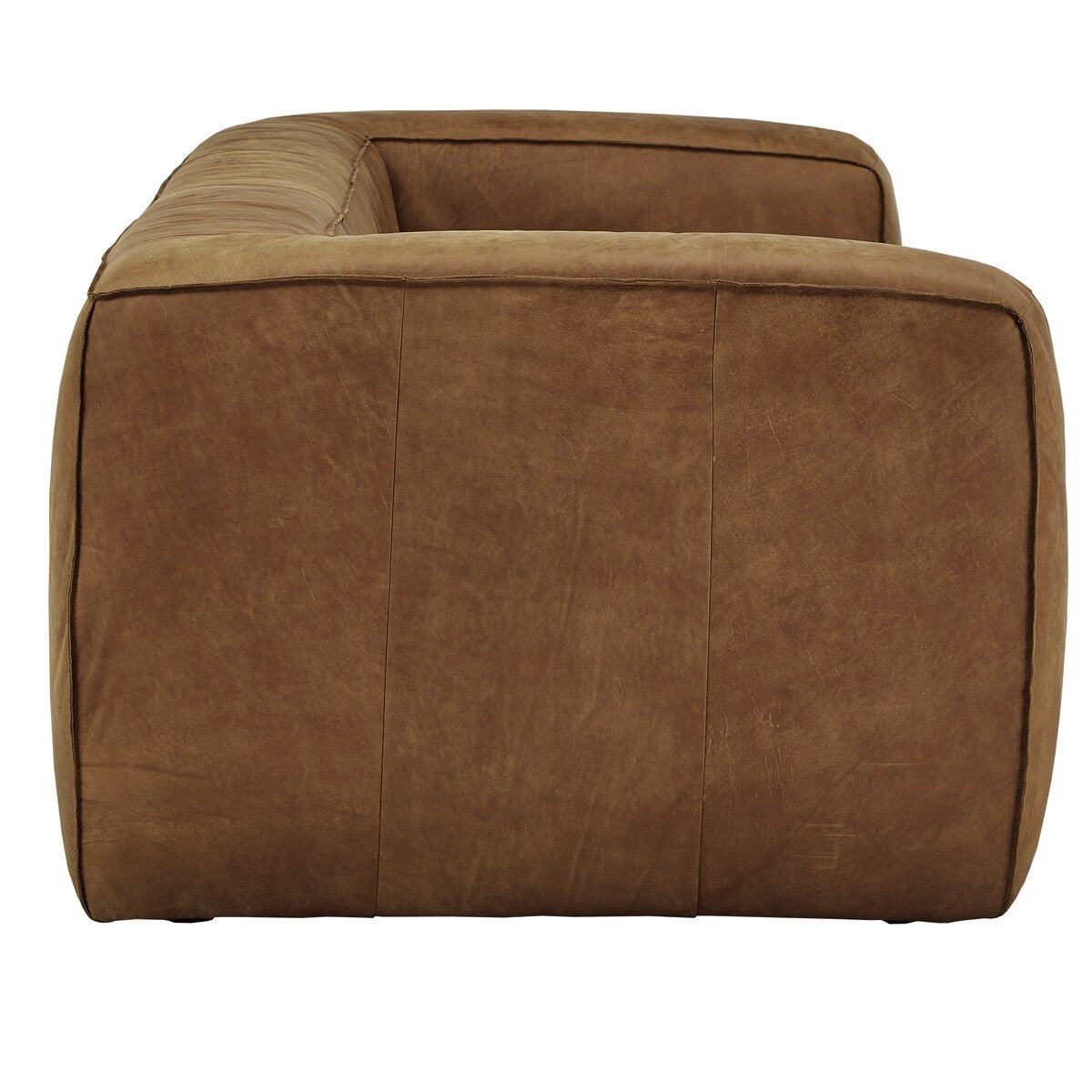 Canapé Divya Outback en cuir beige par iNSPIRE Q Modern