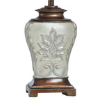 Lampe de table StyleCraft Magonia – Crème, blanc cassé avec finition dorée antique