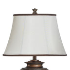 Lampe de table StyleCraft Magonia – Crème, blanc cassé avec finition dorée antique
