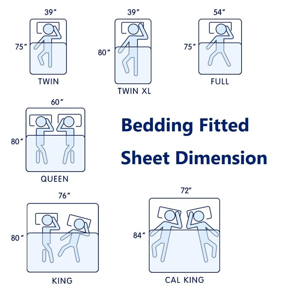 Drap-housse à poche profonde en microfibre de qualité supérieure Subrtex de 15 pouces