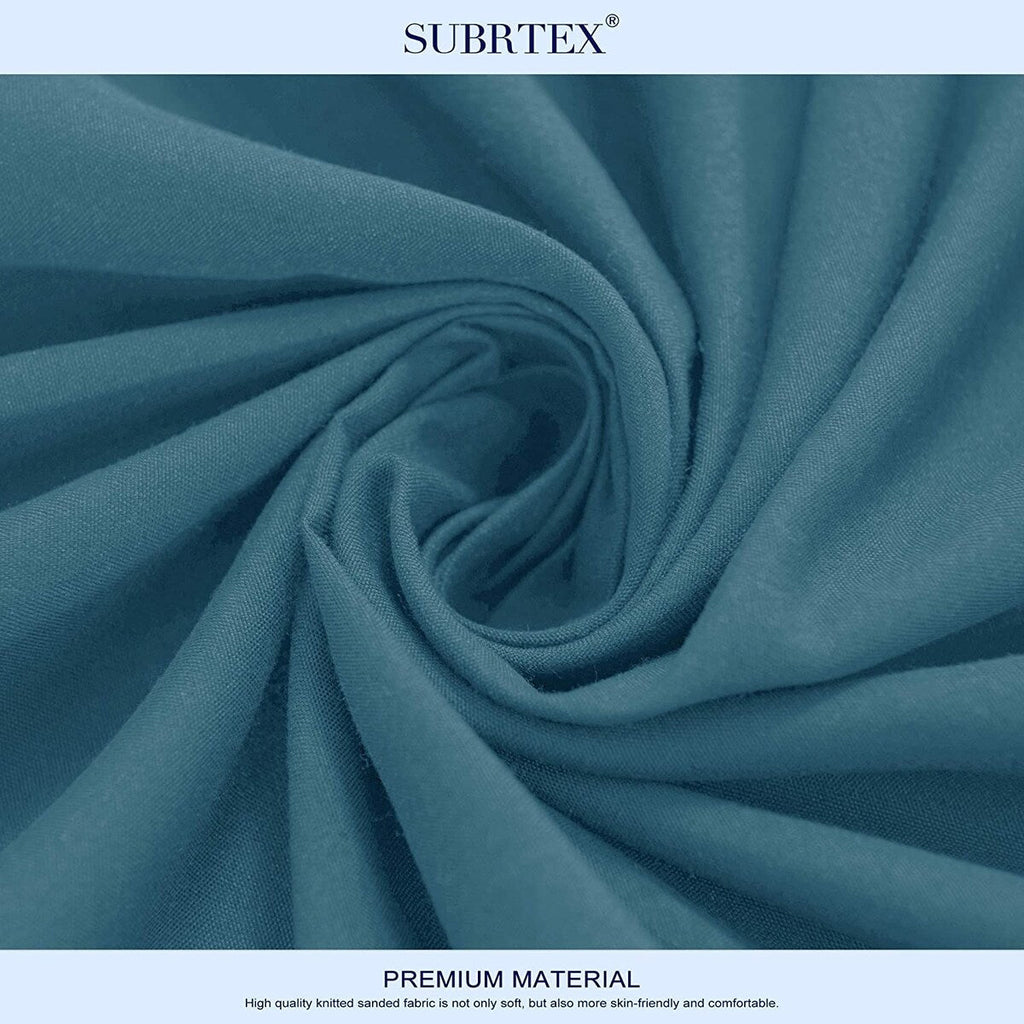 Drap-housse à poche profonde en microfibre de qualité supérieure Subrtex de 15 pouces