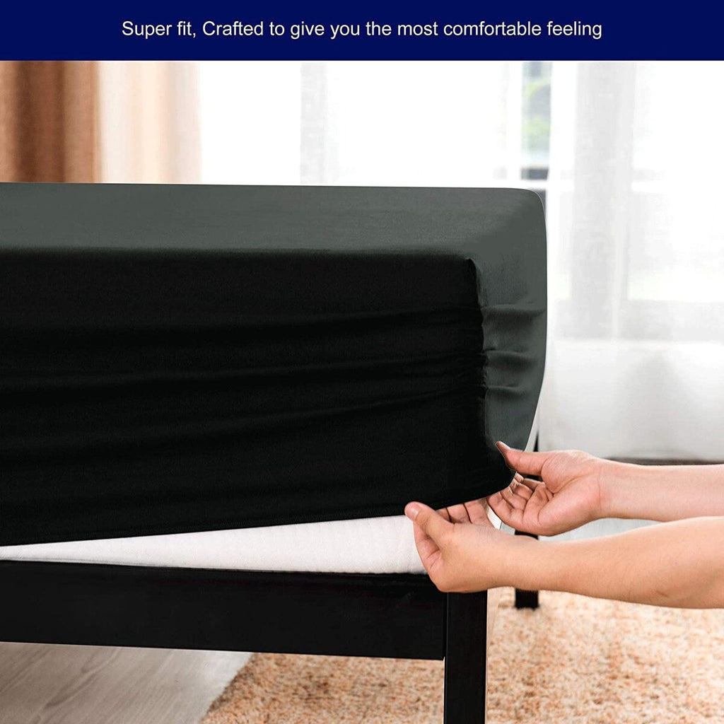 Drap-housse à poche profonde en microfibre de qualité supérieure Subrtex de 15 pouces