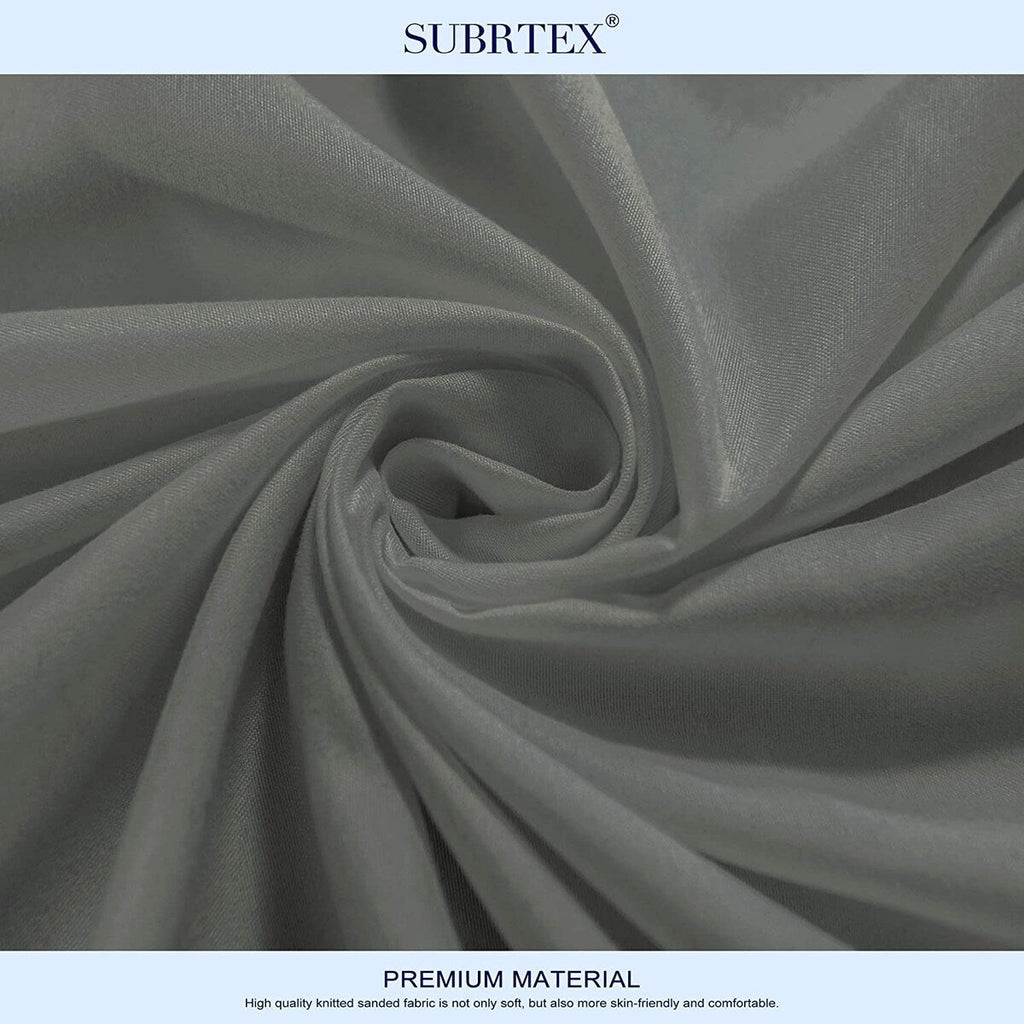 Drap-housse à poche profonde en microfibre de qualité supérieure Subrtex de 15 pouces