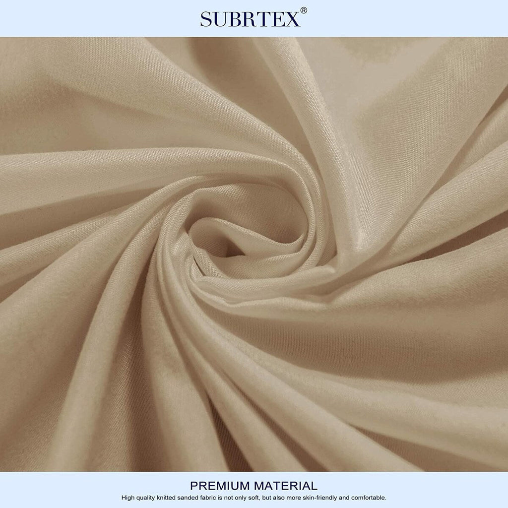 Drap-housse à poche profonde en microfibre de qualité supérieure Subrtex de 15 pouces