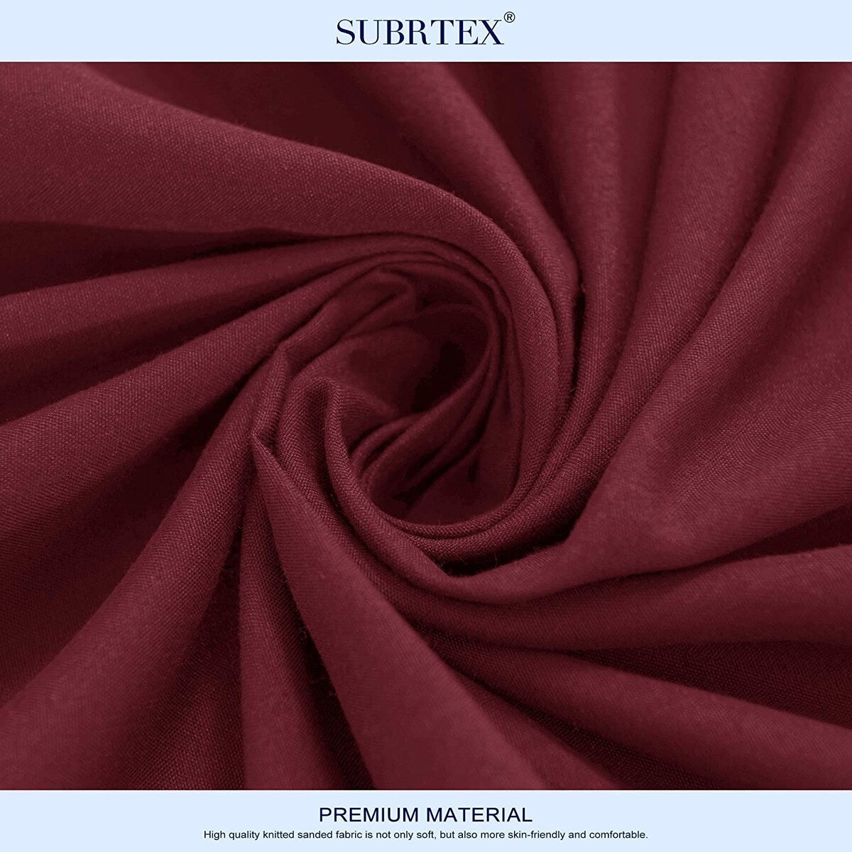 Drap-housse à poche profonde en microfibre de qualité supérieure Subrtex de 15 pouces