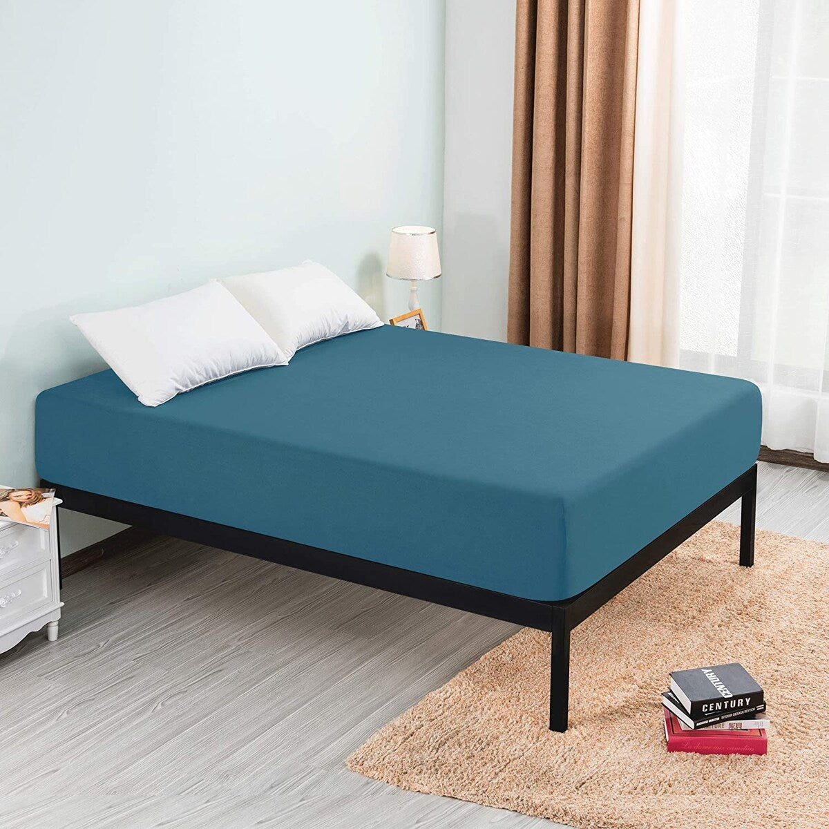 Drap-housse à poche profonde en microfibre de qualité supérieure Subrtex de 15 pouces