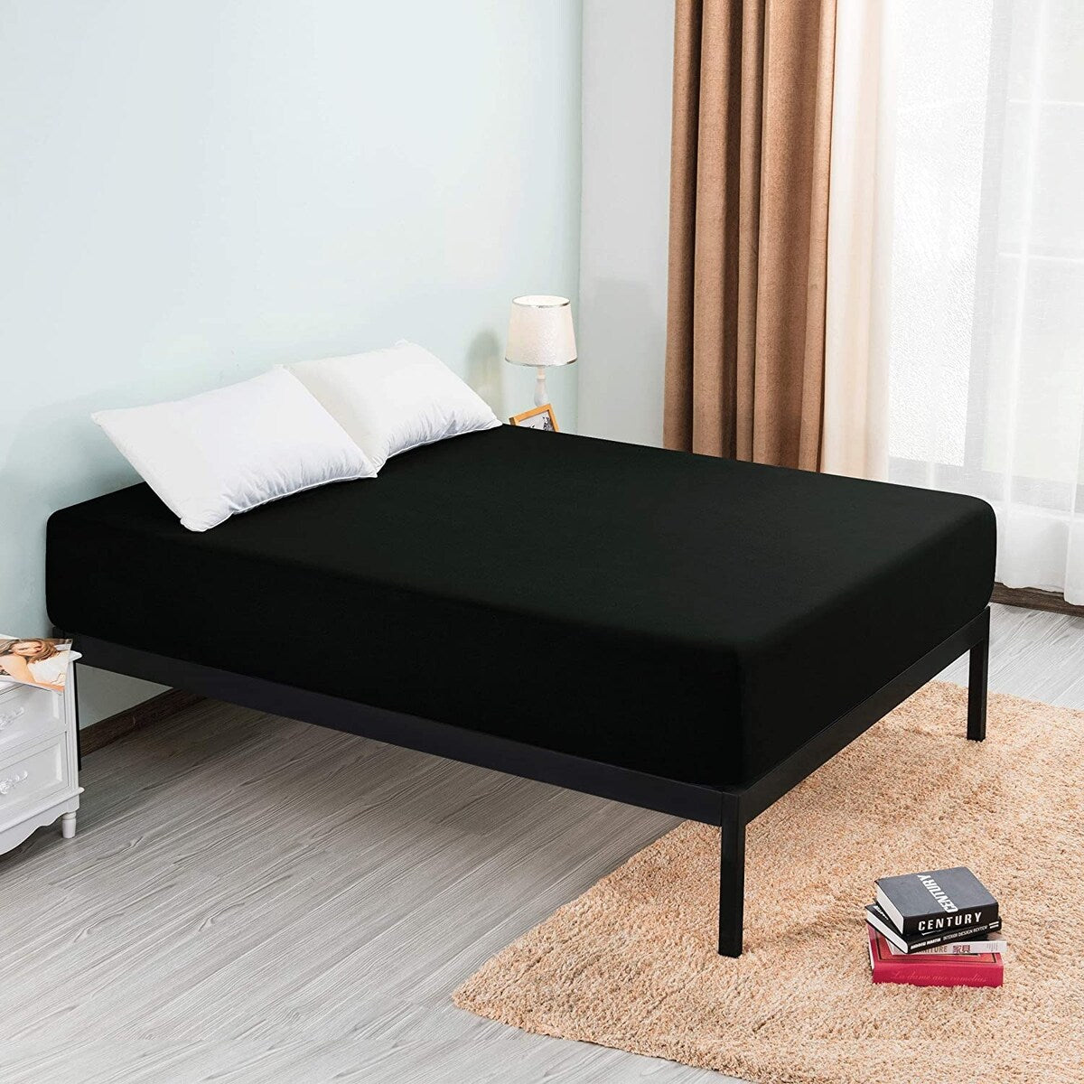 Drap-housse à poche profonde en microfibre de qualité supérieure Subrtex de 15 pouces