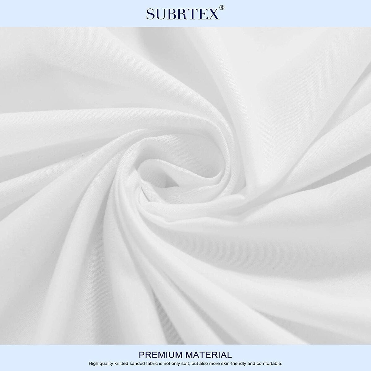 Drap-housse à poche profonde en microfibre de qualité supérieure Subrtex de 15 pouces