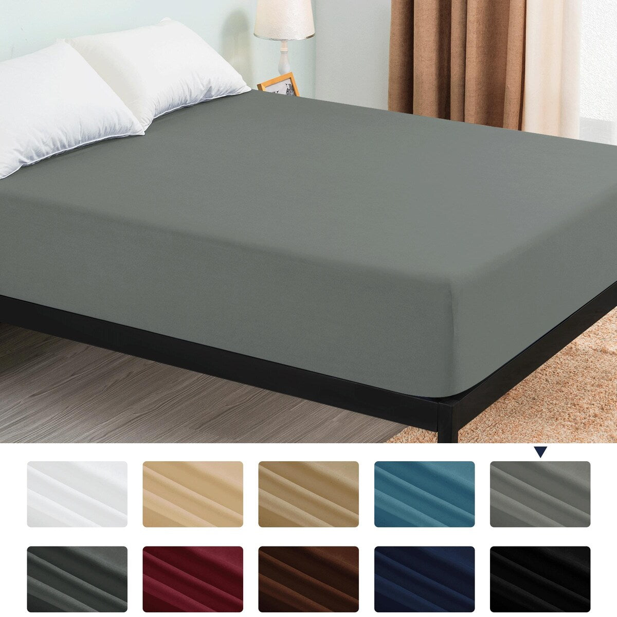 Drap-housse à poche profonde en microfibre de qualité supérieure Subrtex de 15 pouces