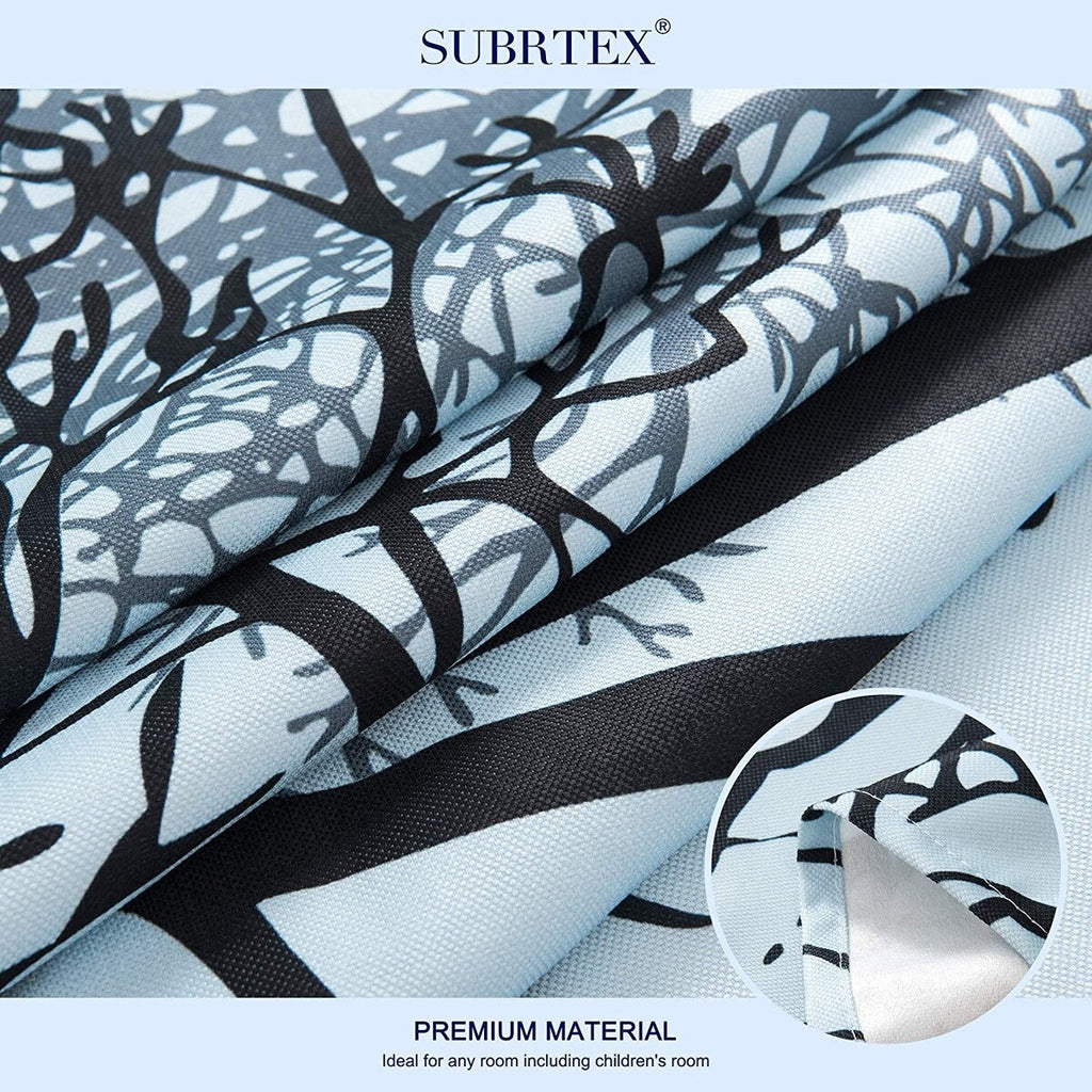 Rideaux occultants imprimés Subrtex, 2 pièces, rideaux de fenêtre colorés