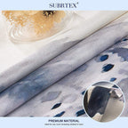 Rideaux occultants imprimés Subrtex, 2 pièces, rideaux de fenêtre colorés