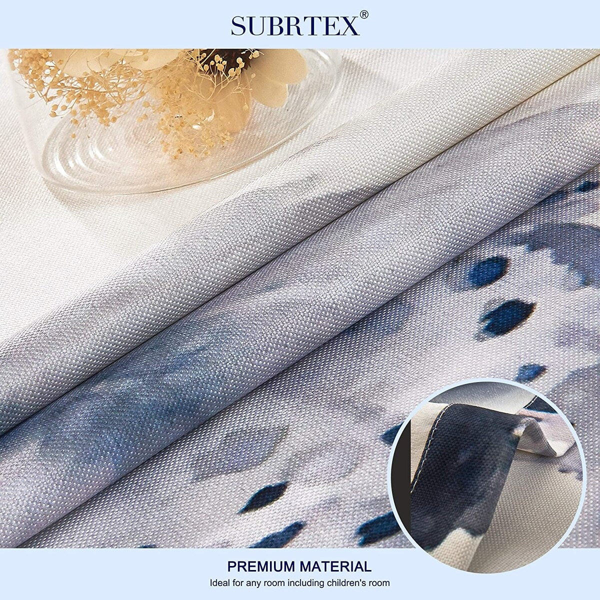 Rideaux occultants imprimés Subrtex, 2 pièces, rideaux de fenêtre colorés