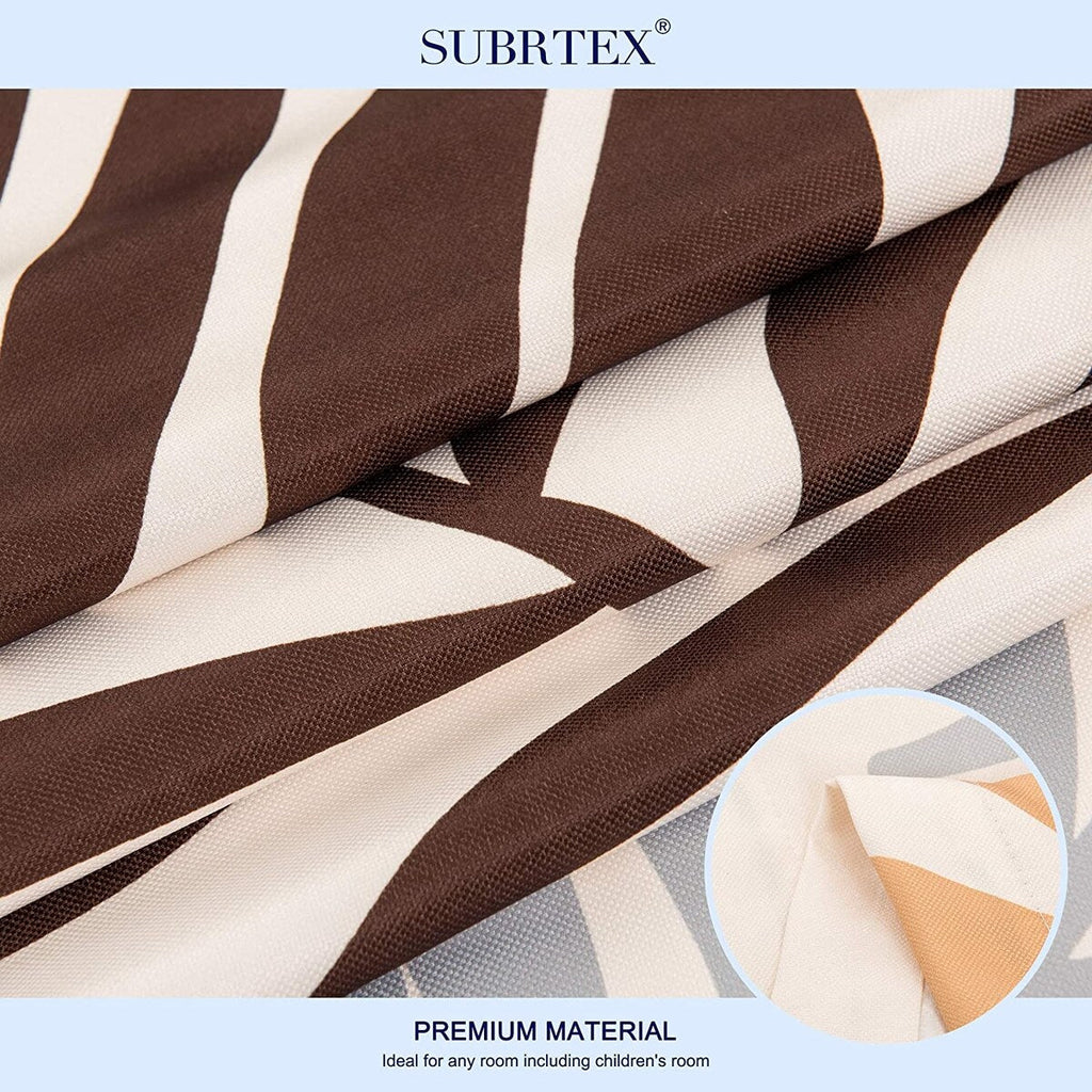 Rideaux occultants imprimés Subrtex, 2 pièces, rideaux de fenêtre colorés