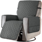 Subrtex Recliner Chair Cover Slipcover Reversible Protector Anti-Slip - Large