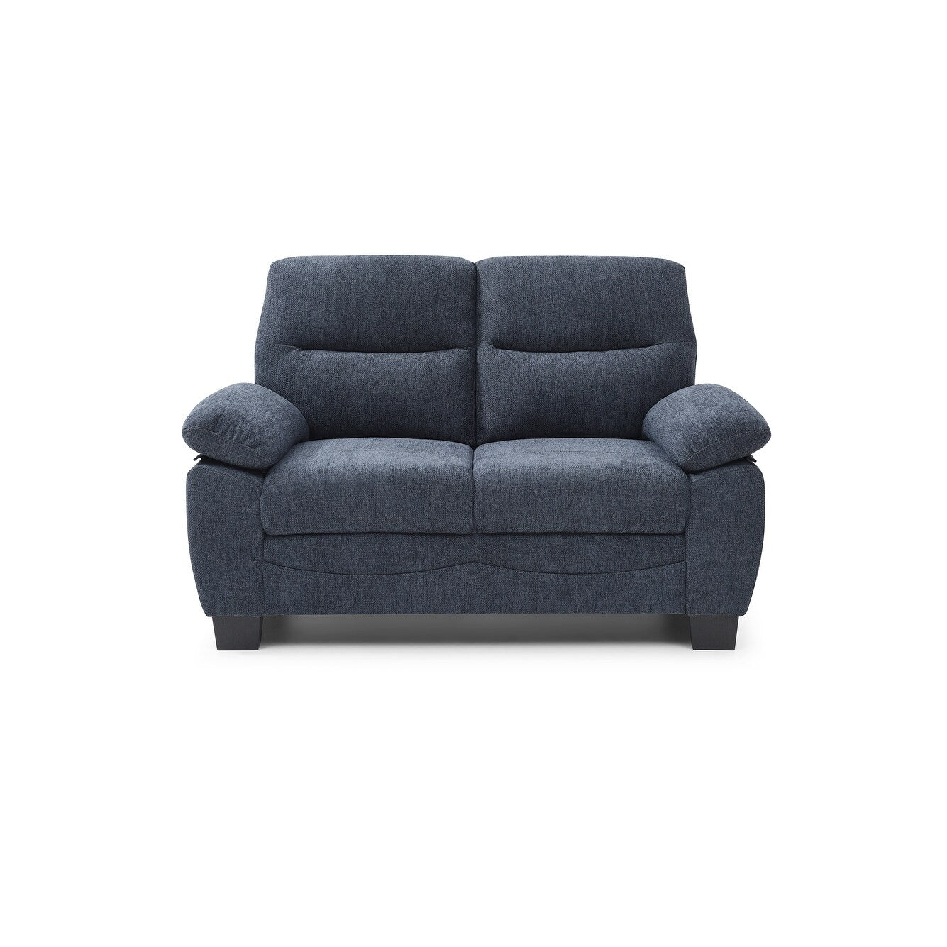 Canapé droit Summerton 59 po en polyester avec accoudoirs coussinés