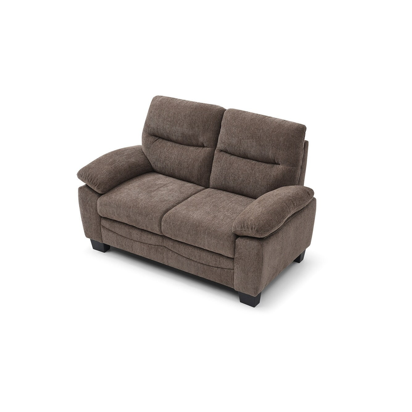 Canapé droit Summerton 59 po en polyester avec accoudoirs coussinés