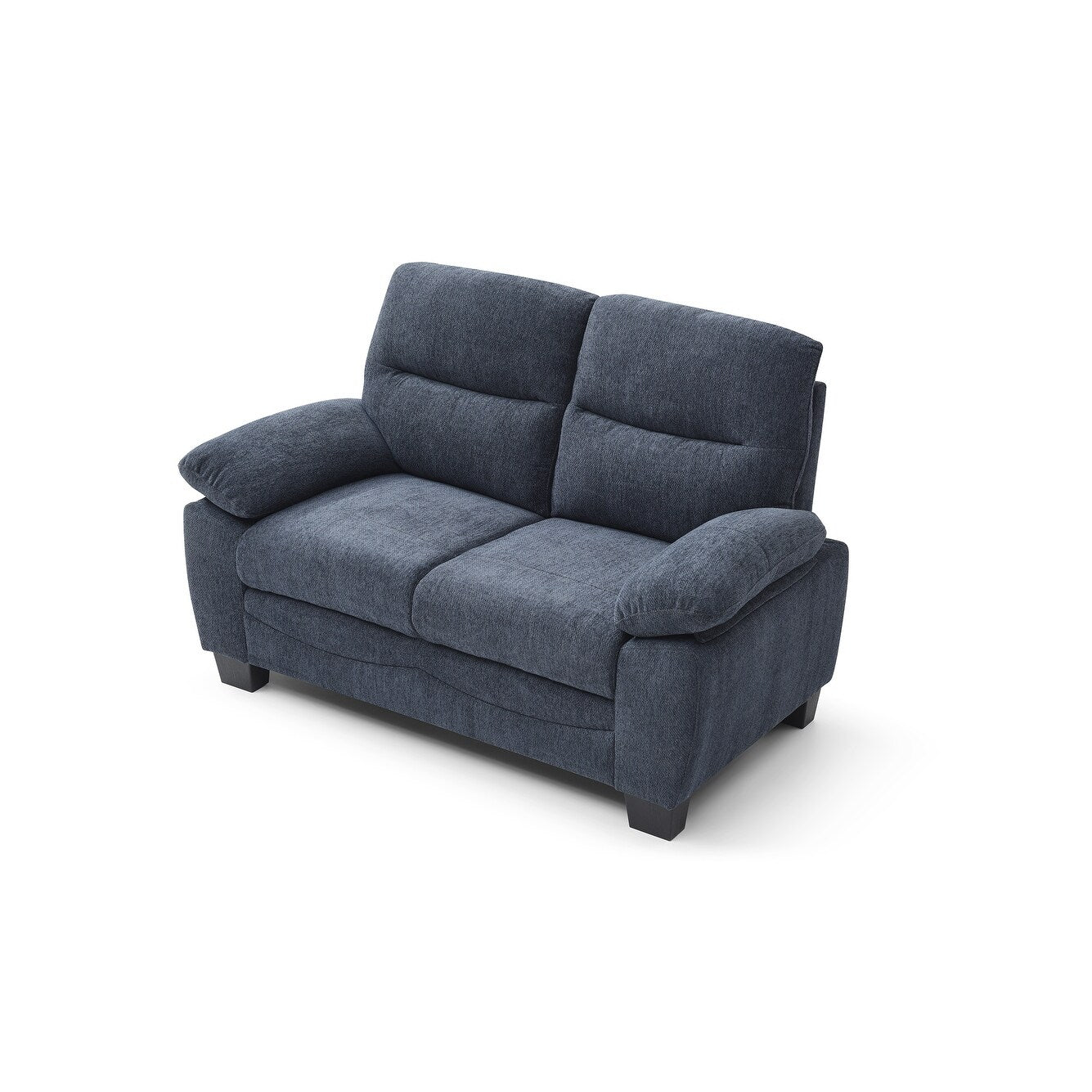 Canapé droit Summerton 59 po en polyester avec accoudoirs coussinés