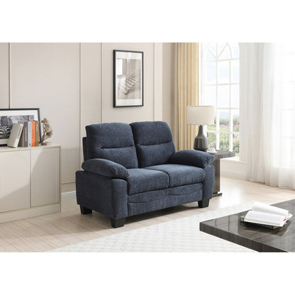 Canapé droit Summerton 59 po en polyester avec accoudoirs coussinés