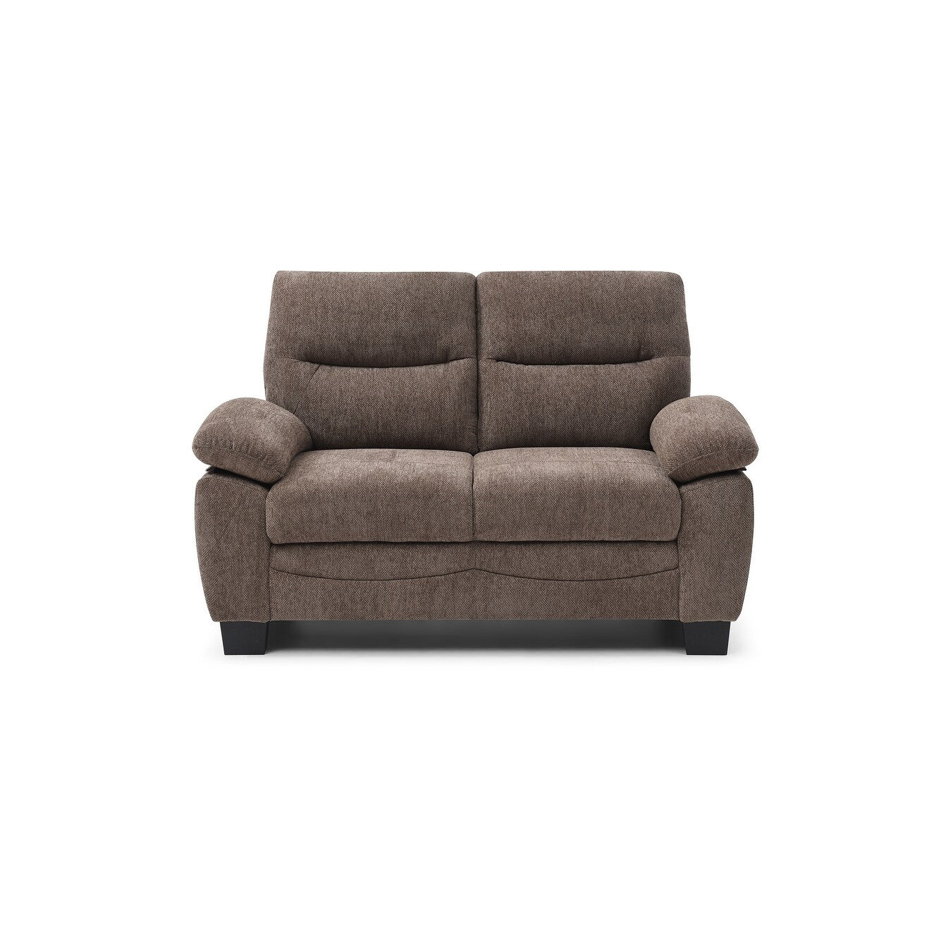 Canapé droit Summerton 59 po en polyester avec accoudoirs coussinés