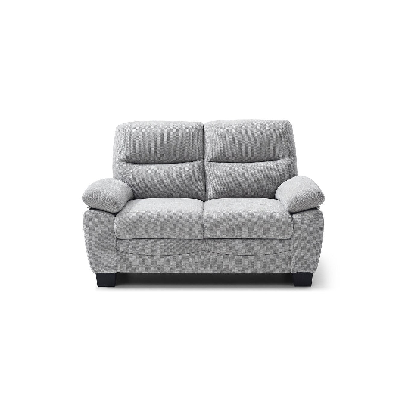 Canapé droit Summerton 59 po en polyester avec accoudoirs coussinés