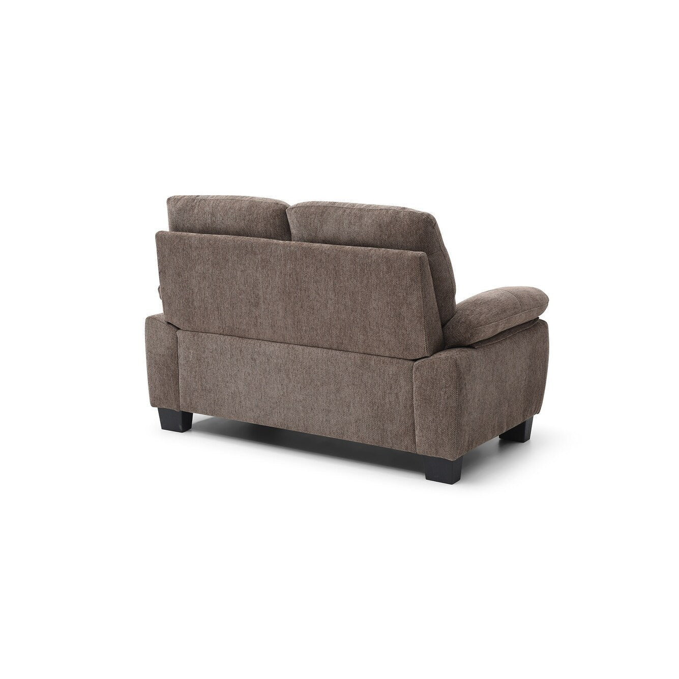 Canapé droit Summerton 59 po en polyester avec accoudoirs coussinés