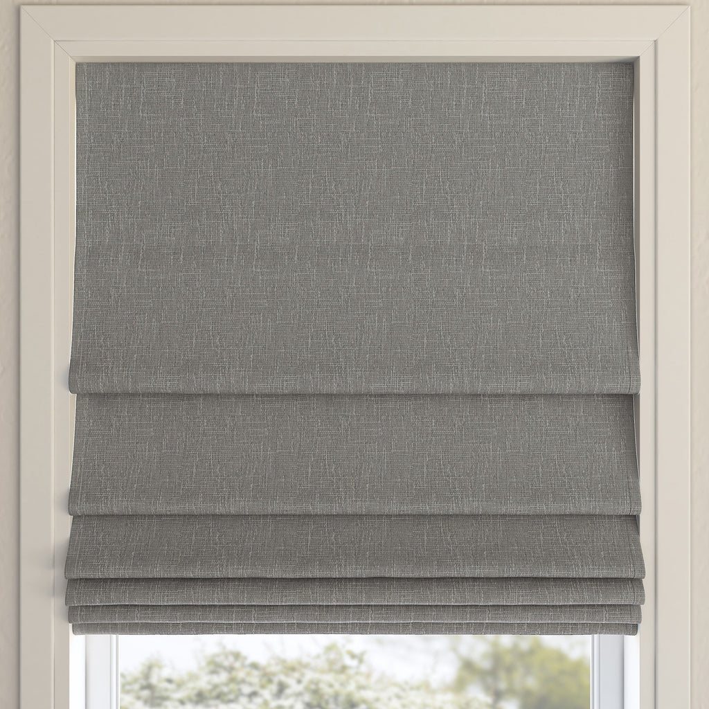 Store romain texturé sans fil Sun Zero Pryer, occultant total