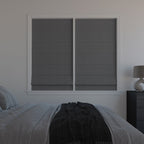 Store romain texturé sans fil Sun Zero Pryer, occultant total