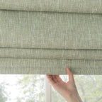 Store romain texturé sans fil Sun Zero Pryer, occultant total