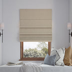 Store romain texturé sans fil Sun Zero Pryer, occultant total