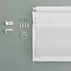 Store romain texturé sans fil Sun Zero Pryer, occultant total