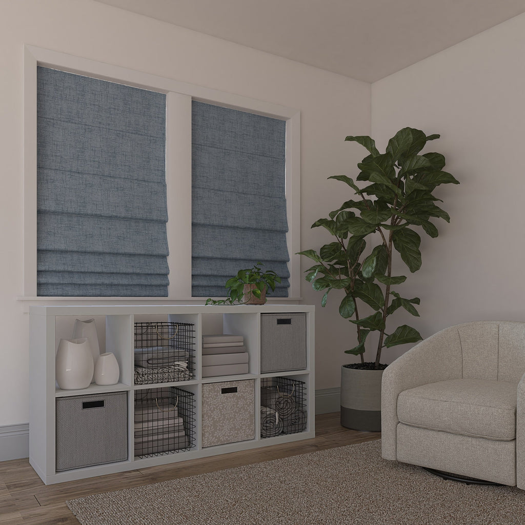 Store romain texturé occultant sans fil Sun Zero Somerton