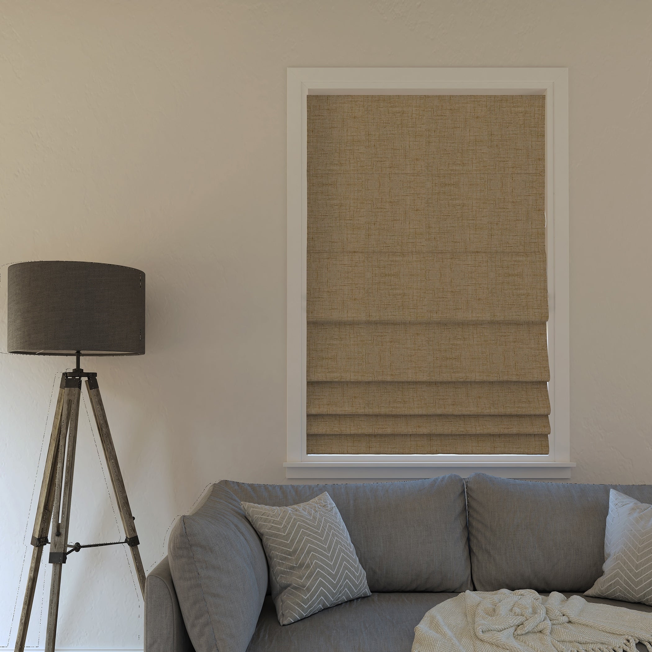 Store romain texturé occultant sans fil Sun Zero Somerton