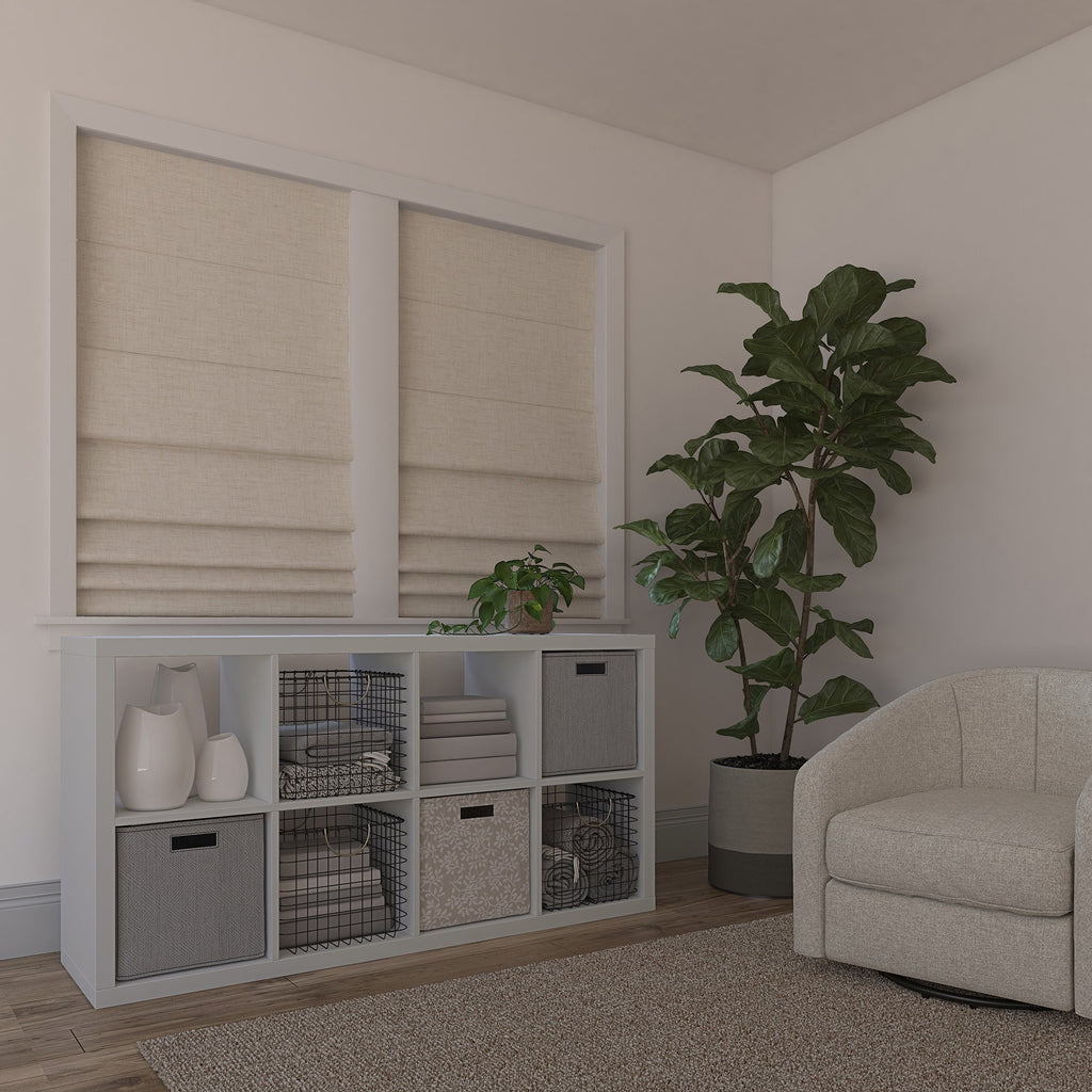 Store romain texturé occultant sans fil Sun Zero Somerton