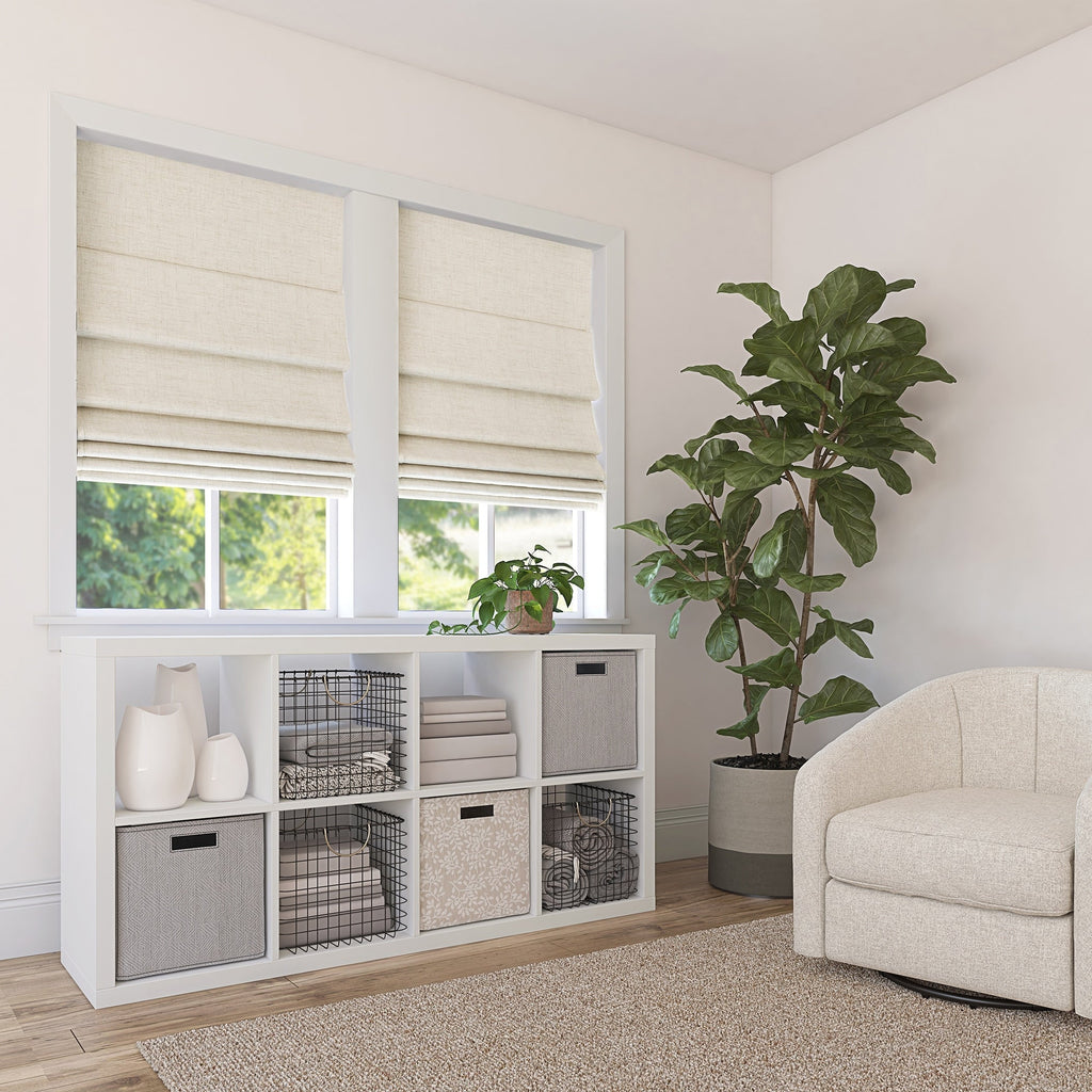 Store romain texturé occultant sans fil Sun Zero Somerton
