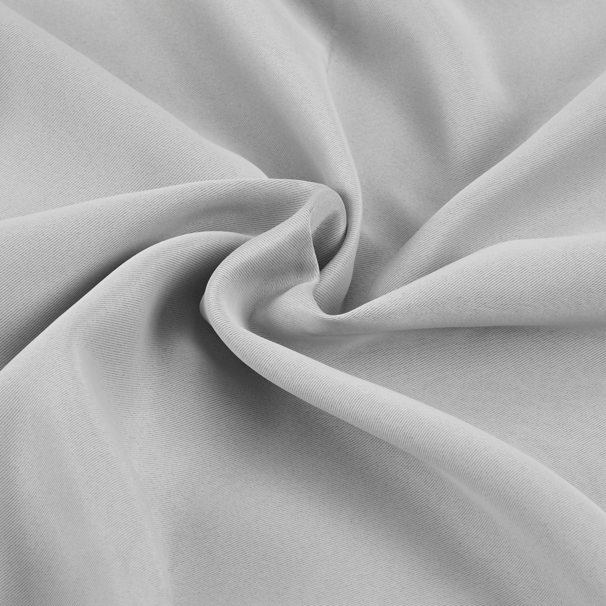 Paire de rideaux occultants à œillets SunSmart Brent, unis et à triple tissage