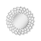 Miroir mural en forme de soleil Miroir d'appoint rond