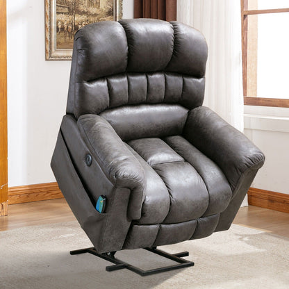 Fauteuil inclinable électrique surdimensionné de 42 po avec massage et chauffage