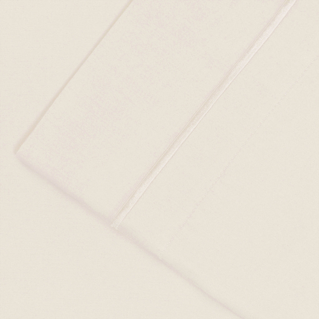 Taie d'oreiller unie en coton 1500 fils de Superior (lot de 2)