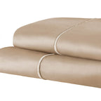 Taie d'oreiller unie en coton 1500 fils de Superior (lot de 2)