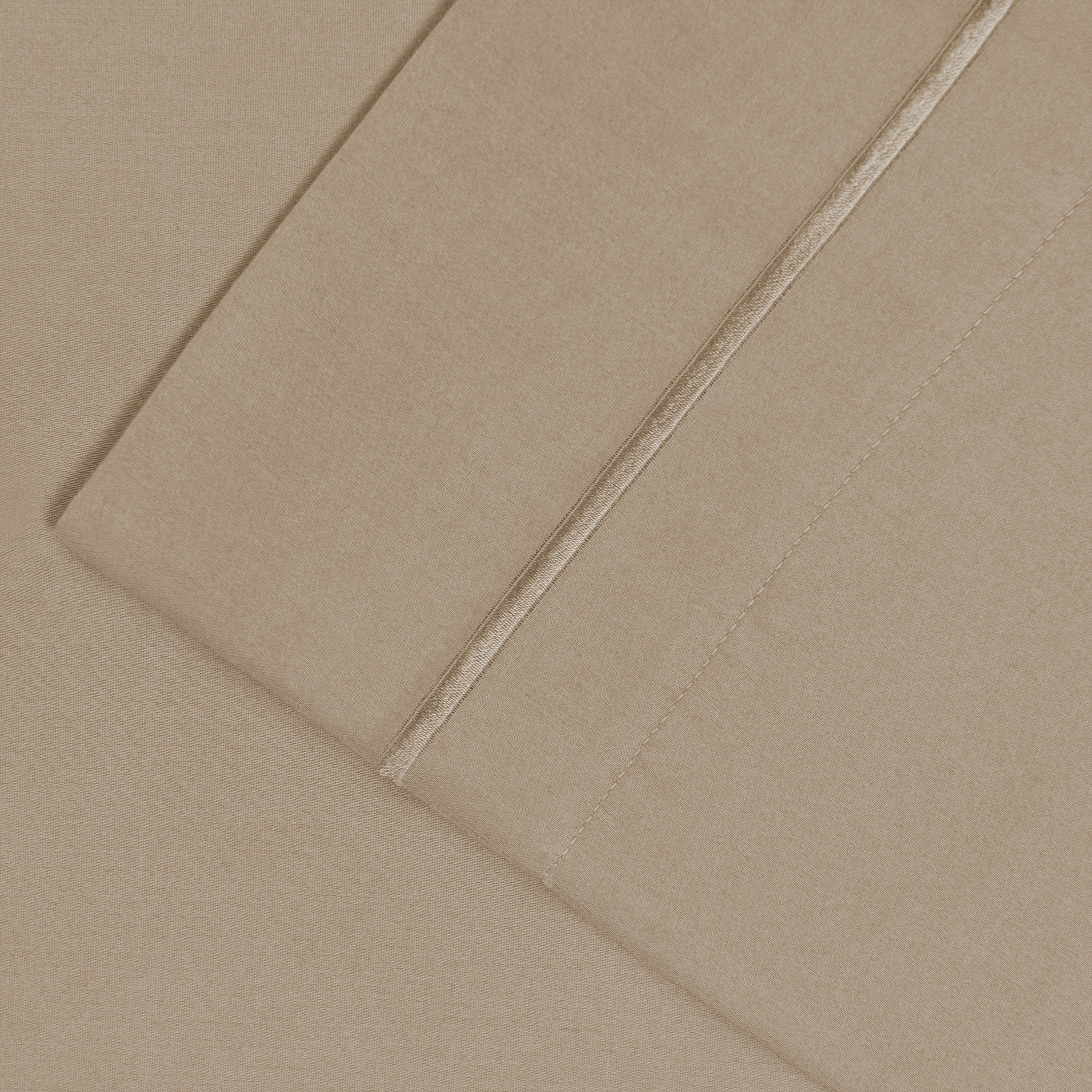 Taie d'oreiller unie en coton 1500 fils de Superior (lot de 2)