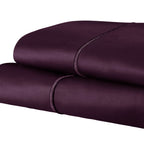 Taie d'oreiller unie en coton 1500 fils de Superior (lot de 2)