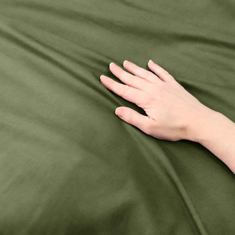 Parure de lit en percale de coton de qualité supérieure 300 fils