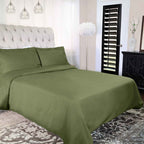 Parure de lit en percale de coton de qualité supérieure 300 fils