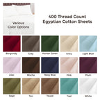 Parure de lit unie en coton égyptien 400 fils par Superior