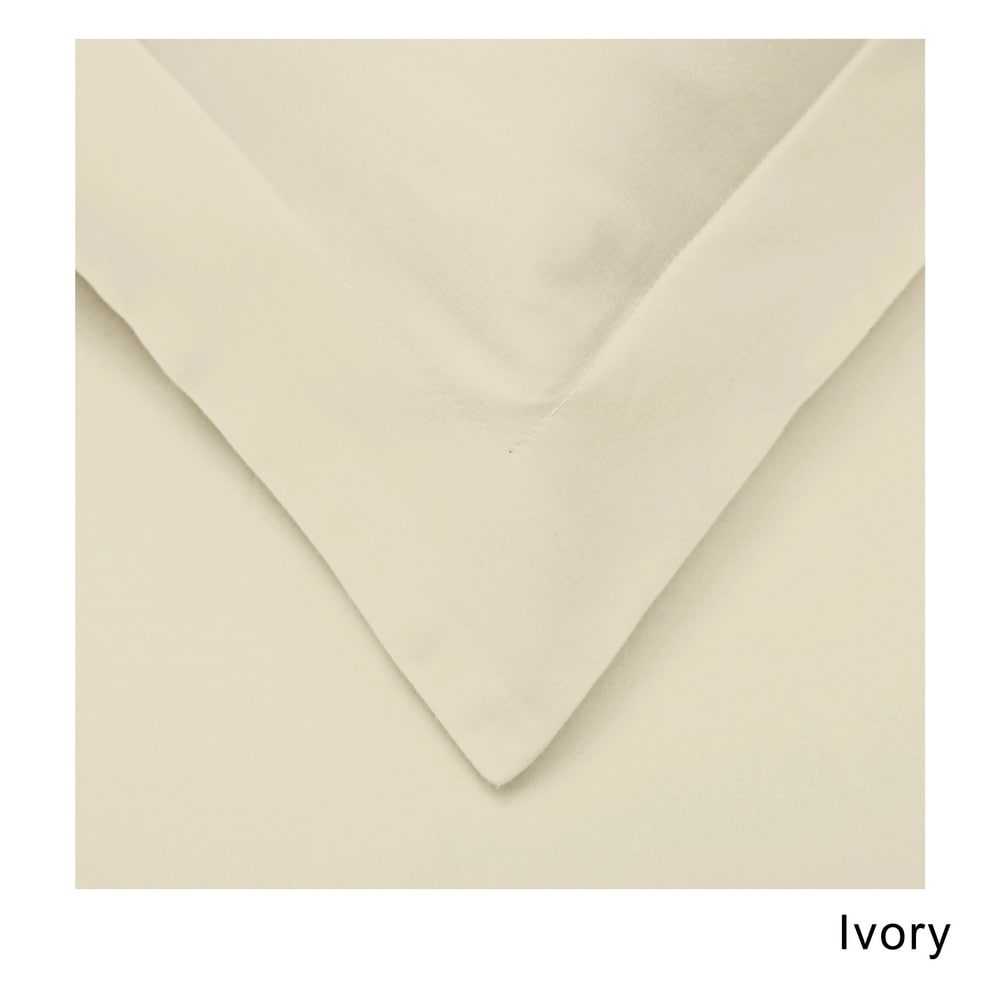 Parure de lit en satin de coton peigné de qualité supérieure 400 fils
