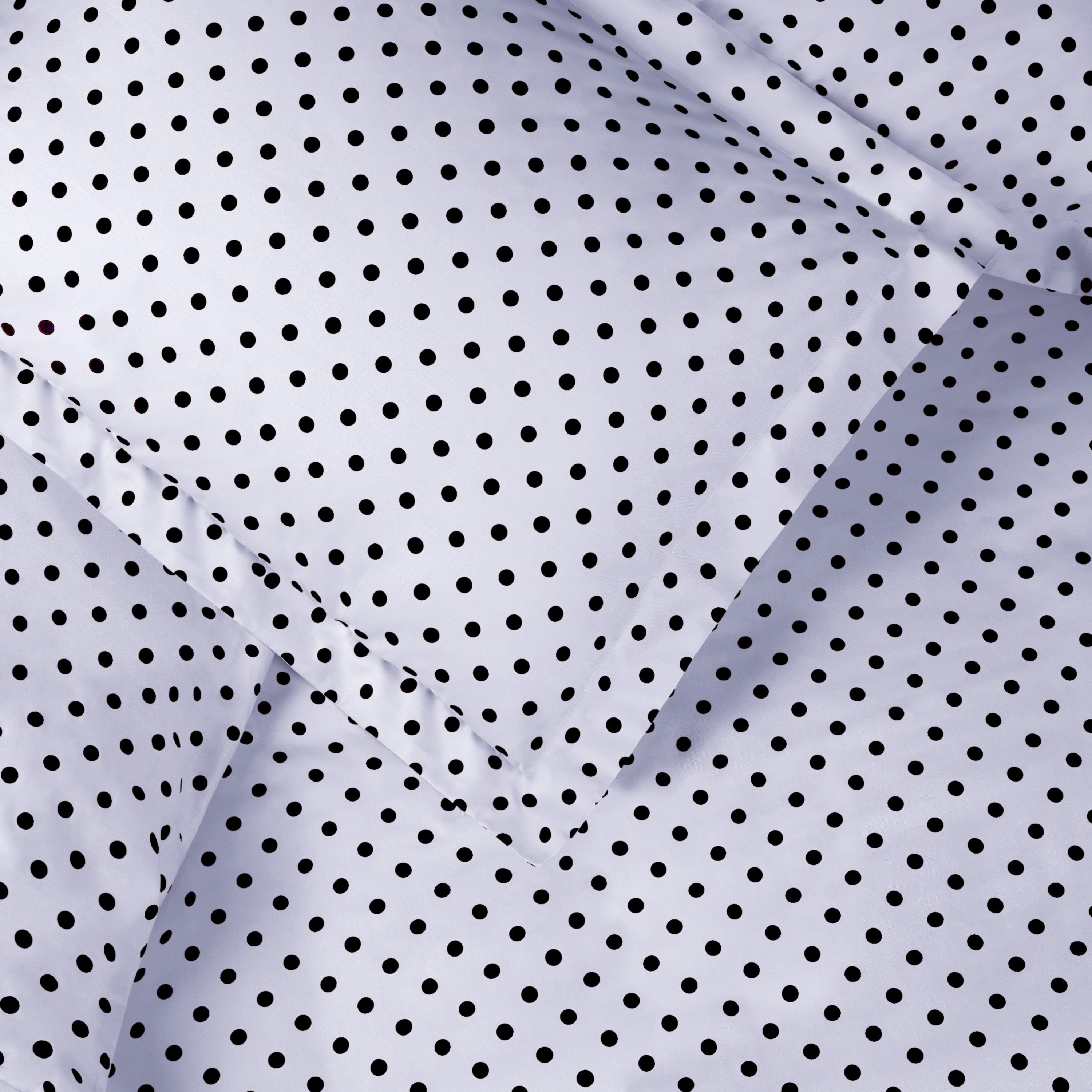 Parure de lit en mélange de coton à pois 600 fils au pouce carré de qualité supérieure