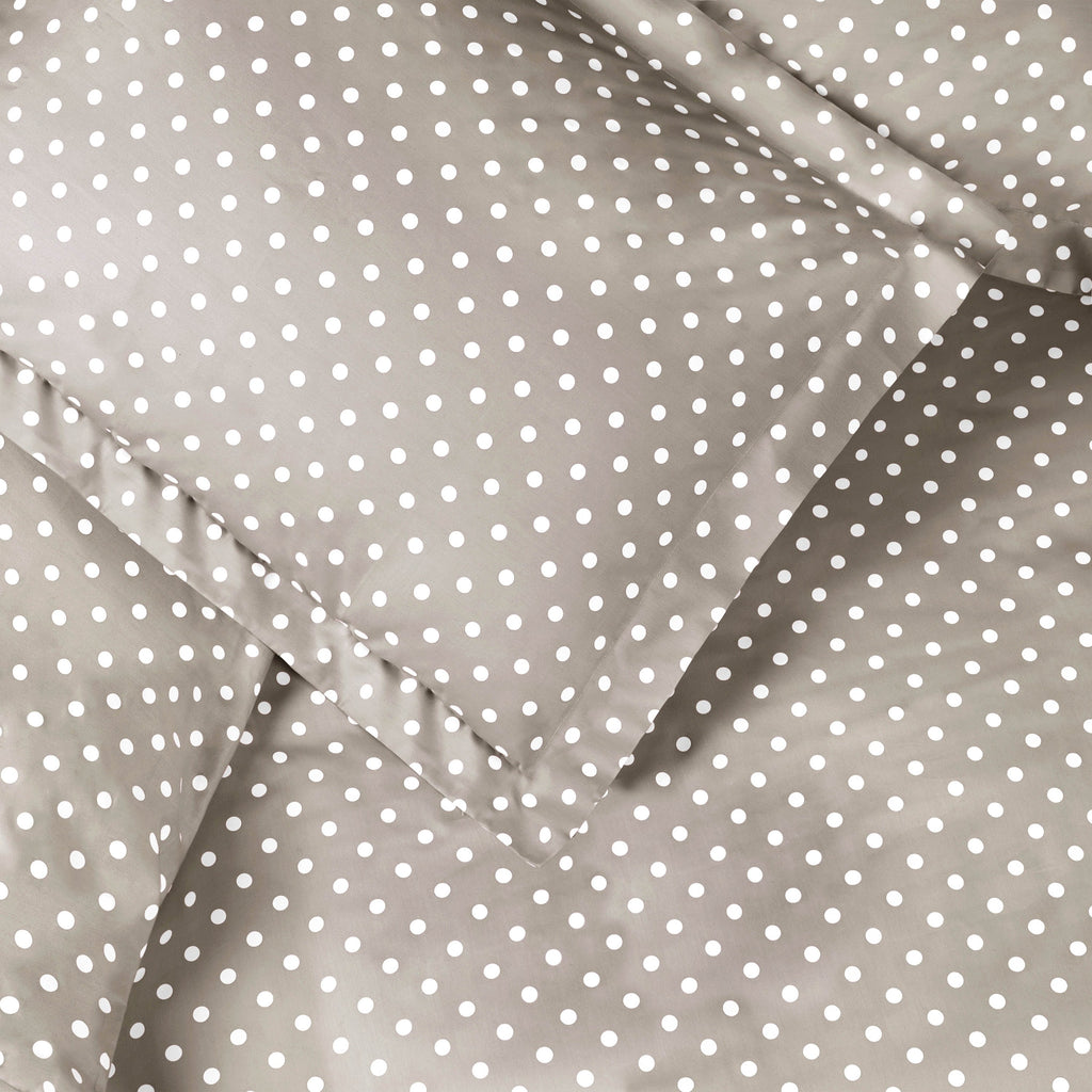 Parure de lit en mélange de coton à pois 600 fils au pouce carré de qualité supérieure