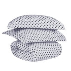 Parure de lit en mélange de coton à pois 600 fils au pouce carré de qualité supérieure
