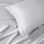 Parure de draps unie en coton égyptien de qualité supérieure 1000 fils au pouce carré avec poche profonde